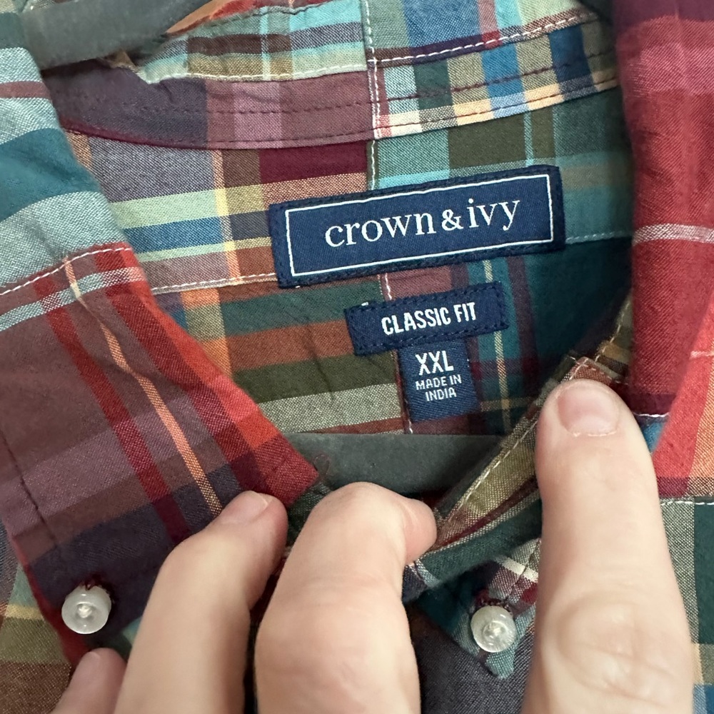 Crown & Ivy Button -Down, XXL - Picture 2 of 5